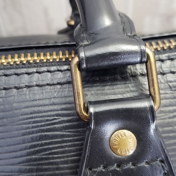 Louis Vuitton Epi Speedy 35 Black With Dust Bag - Picture 10 of 11